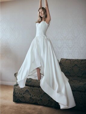chinese dress ladies Dinah Lace and Satin Maxi Dress / Cornflower Blue | Meshki